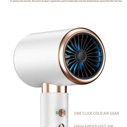 Hair Dryer High-Speed Electric Turbine Airflow Low Noise Constant Temperature And Quick Drying Suitable For Home Salons