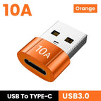 USB A Orange