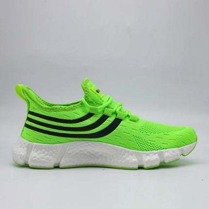 Green Men's Sneakers Breathable Running Shoes For Men Comfortable Classic Casual Shoes Women