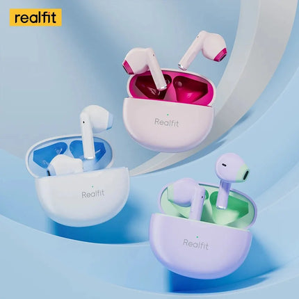 Realfit F2 Bluetooth Earphone Excellent HIFI Quality TWS Wireless Earbuds Wholesale for Lenovo LP40 GM2 Pro Xiaomi Realme