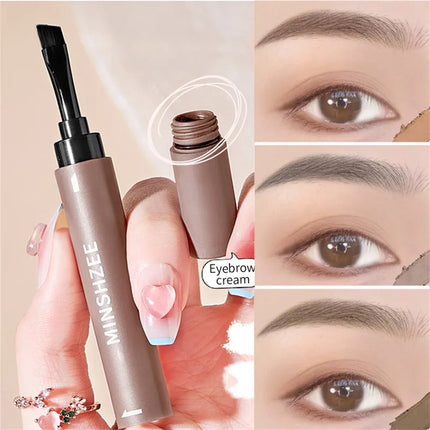 Natural Eyebrow Coloring Paste Pen Brush Lasting Brown Gray Eyebrow Brush Waterproof Eyebrow Pencil Make Up Cosmetics