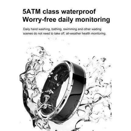 Smart Health Ring Blood Oxygen Tracker Smart Ring BT Health Tracker With 3-5 Days Battery Life Waterproof Tracker For Sleep