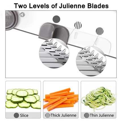 Slicer 5 in 1 Multifunctional Vegetable Cutter Slicer Grater Multi-functional Vegetable Adjustable Safe Blades Grater