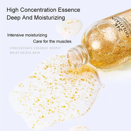 24K Gold Hyaluronic Acid Serum for Face Anti-wrinkle Anti-aging Brightening Moisturizing skincare Facial Serum Essence Face Care