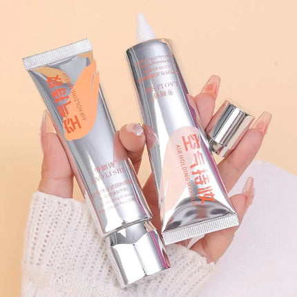 Waterproof Liquid Foundation with Brush Face Makeup Base Moisturizing Full Cover Acne Scars Concealer BB Cream Korean Cosmetics