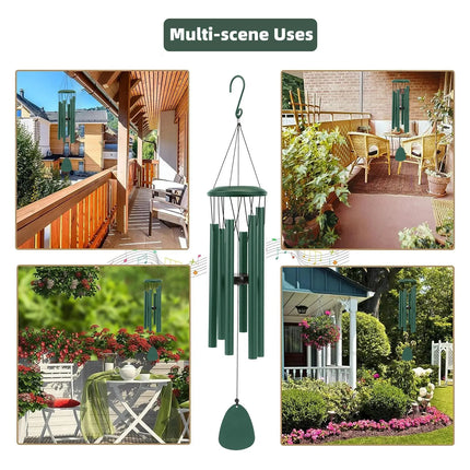 26 Inch Outdoor Wind Chimes Create an Atmosphere for Outdoor Decoration of Farmhouses Terraces Gardens Front Porch and Balconies