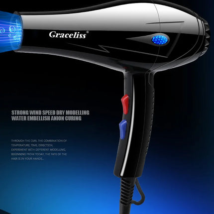 110V or 220V With US, EU Plug 1800W Hot And Cold Wind Hair Dryer Blow dryer Hairdryer Styling Tools For Salons and household use