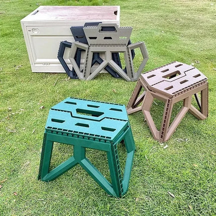 Low Stool Outdoor Fishing Camping Mazar Folding Stool Portable Household Plastic Stool Stall Children's Small Stool