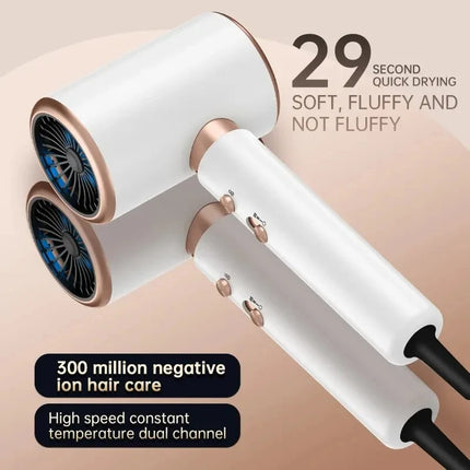 Hair Dryer High-Speed Electric Turbine Airflow Low Noise Constant Temperature And Quick Drying Suitable For Home Salons