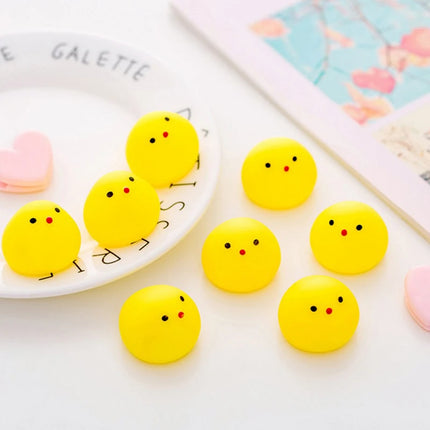 1Pc Anti  Stress Chick Mochi Relief Toys For Adult Kids Anti Stress Antiestress Ball Funny Birthday Party Gift Fidget Toys