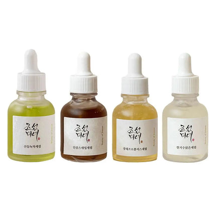 30ml Korean Green Tea Ginseng Rice Essence Hydrating Niacinamide Arbutin Moisturizing Liquid Ampere Serum Skin Care