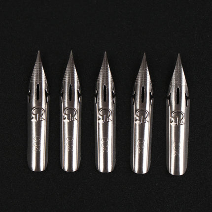 5Pcs High Quality Retro Dipped Tip G Nib Metal English Calligraphy Stationery Office School Supplies Writing Supplies