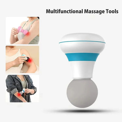 Handheld Muscle Massager Mini Massage Gun with 6 Adjustment Modes for Neck Shoulder and Back Massage to Relax the Body