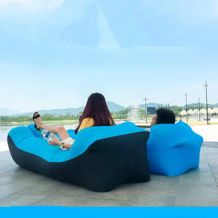 Inflatable Sofa Lazy Sofa Outdoor Portable Storage Picnic Camping Beach Music Festival Inflatable Lazy Mattress Inflatable Sofa