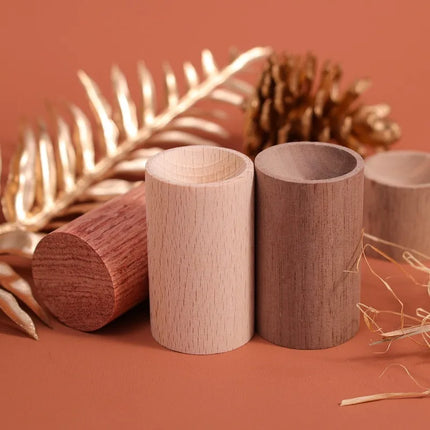 1/5PCS Mini Wooden Essential Oil Diffuser Wood Aroma Fragrance Oil Aromatherapy Diffuser for Home Office Car Bedroom Living Room