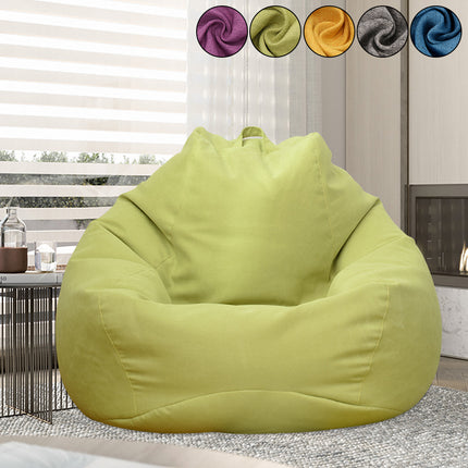 Lazy Sofas Cover Chairs Without Filler Adults Bean Bag Chair Couch Living Room Bedroom Home Tatami Lounger Seat