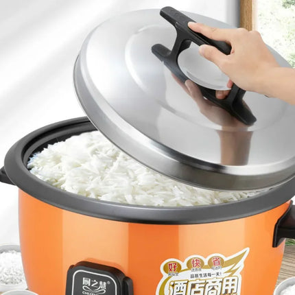 220V Electric Rice Cooker Large Capacity 8-45 Liters 15-20-30-40 People Canteen Hotel Old Commercial Electric Rice Cooker