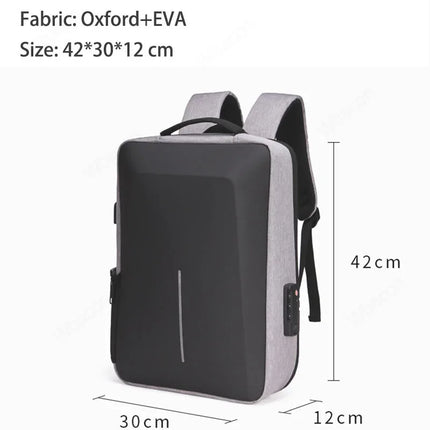 Laptop Backpack Anti-theft Waterproof School Backpacks with USB Charging Travel Laptop Bag Hard Shell Computer Backpack 17 Inch