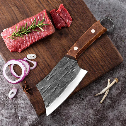 Cleaver Knife Slicing Fish Meat Vegetable Kitchen Knives Stainless Steel Wood Handle Boning Butcher Knife Chef Cooking Tools