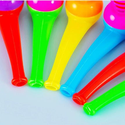 12Pcs Fun Magic Blowing Pipe Floating Ball Game Kids Birthday Party Favors Keepsakes Carnival Christmas Party Prizes Piñatas Toy