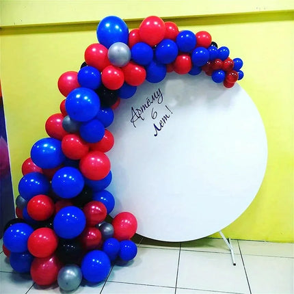 95Pcs/Set Red Black Blue  Latex Balloon Chain Kids Boys Gifts Birthday Party Decorations