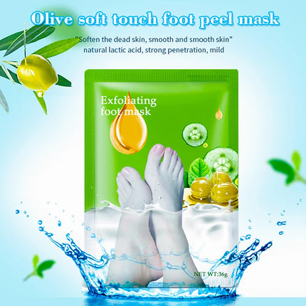 Exfoliating Foot Mask Foot SPA Pedicure Socks Exfoliation Scrub Remove Dead Skin Pedicure Socks Whitening Foot Foot Skin Care