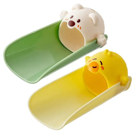 Animal Shaped Silicone Tap Extender Child Hand Washing Water Assistant Faucet Extended for Kitchen Bathroom Kindergarten