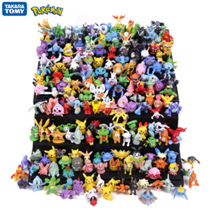 24-144pcs Pokemon Action Figure Pikachu Anime Model 2-3CM Ornamental Decoration Mini Model Doll Toy Kids Christmas Gifts