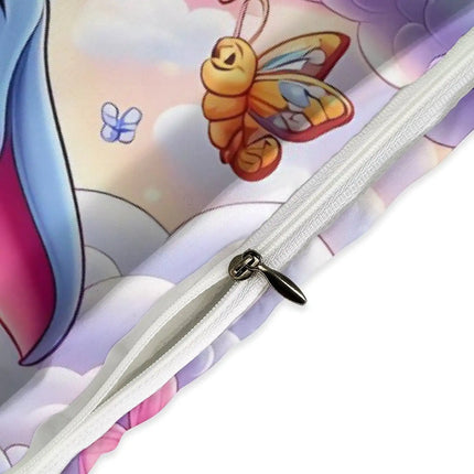 Winnie The Pooh Duvet Cover Microfiber Bedding Sets Comforter 1 Duvet Cover and Pillow Shams for Kids Boys Girls Bedroom Decor