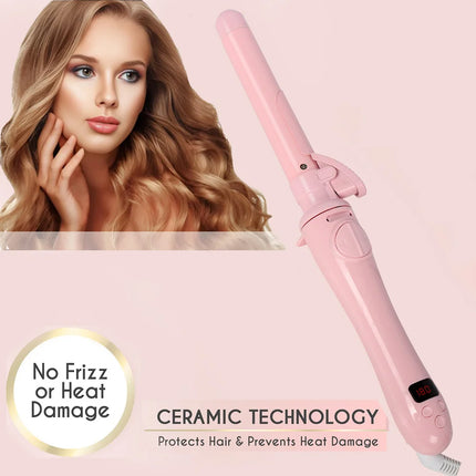 25/28/32mm Ceramic Fully Automatic Rotating Curling Irons Big Wave Curling Wand Waver Hair Curling Tools 2024 Best CURLERS