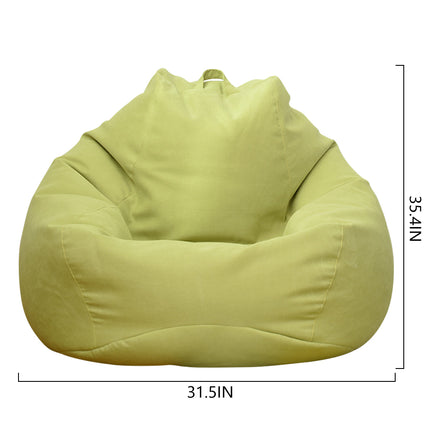 Lazy Sofas Cover Chairs Without Filler Adults Bean Bag Chair Couch Living Room Bedroom Home Tatami Lounger Seat