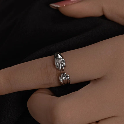 반지 Cat Ring Кольца Женские Women Cute Cat Claw Embrace Tightly Design Open Rings Gothic Adjustable Ring Jewelry Birthday Gifts