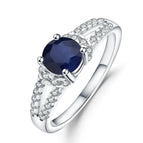 925 Sterling Silver / Blue Sapphire / CHINA | 10