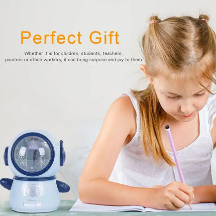 Pencil Sharpeners Spaceman Electric Pencil Sharpener Heavy Duty Cute Pencil Sharpener Plug In For Kids Auto-Stop Pencil