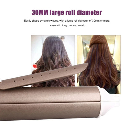 Electric Ceramic Curling Iron 2 in 1 Hair Curler Straightener Curls Wand Ceramic Curling Iron Fast Heating Hair Styling Tools