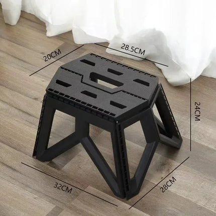 Low Stool Outdoor Fishing Camping Mazar Folding Stool Portable Household Plastic Stool Stall Children's Small Stool