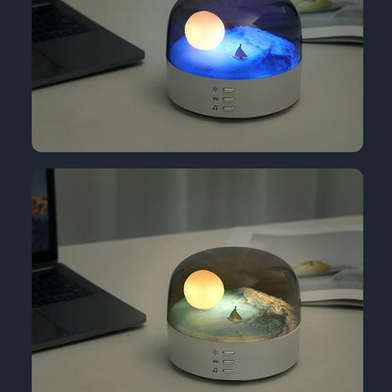 Mini Portable Bluetooth Speaker Ambient Light High Quality Sound Bluetooth Music Box with Dimming Soft Light Wireless Music Play