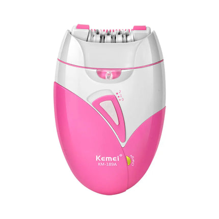 Kemei Women's Electric Epilator Rechargeable Body Hair Removal Machine Shaving for Private Part Bikini Facial Armpit Depilation