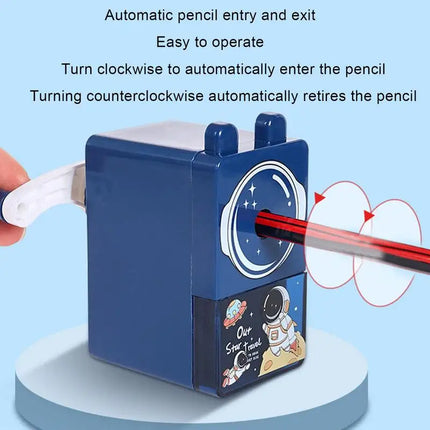 Pencil Sharpener Manual School Personal Manual Sharpener Stationery Accessories Automatical In And Out Sharpener For Homeschool