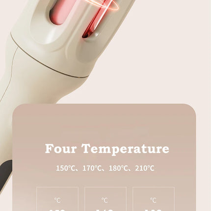 Negative Ions Automatic Hair Curler 28mm Electric Ceramic Curling Hair Stick Rotating Curl Waves Anti-Tangle Curling Iron Styler