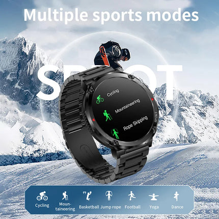 LIGE New Smart Watch Men 1.6 Inch Full Touch Bracelet Fitness Tracker Sports Watches Bluetooth Call Smart Clock Men Smartwatch