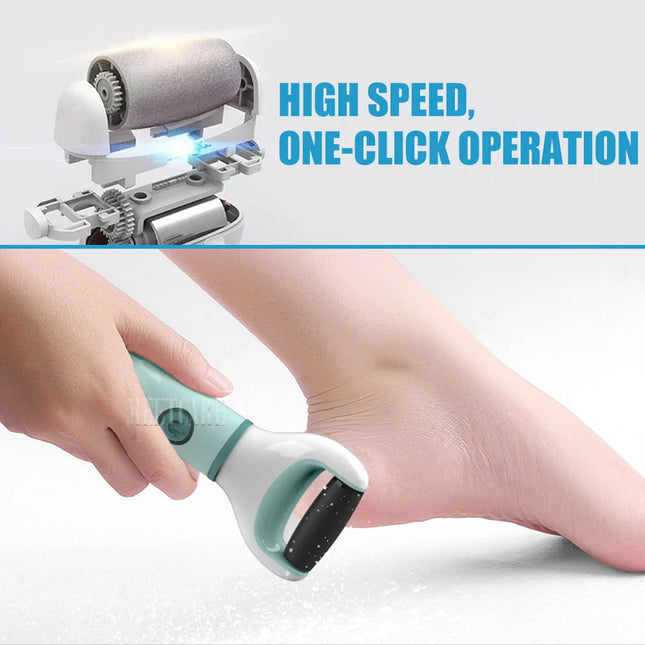 Wireless Foot Grinder USB Recharge Waterproof Anti Callus Dead Skin Cracks Pedicure Shaver Remove Dry Dead Cracked Safe Painless