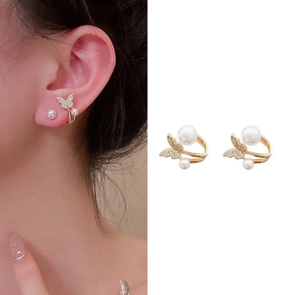 Lovely Grey Leaf Stud Earrings For Women - 2024 Fashion Jewelry by MIHJUSFDH