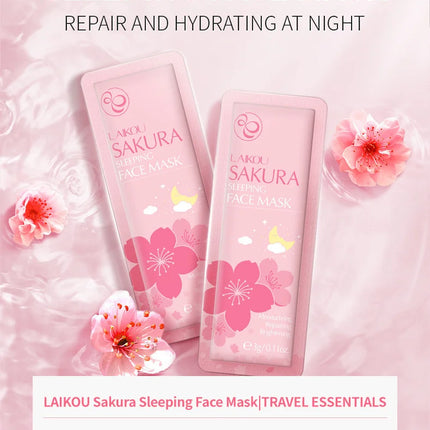 LAIKOU 7pcs Moisturizing Facial Mask Firming Hydrating Sleeping Face Masks Face Mask Beauty Korean Skin Care Products