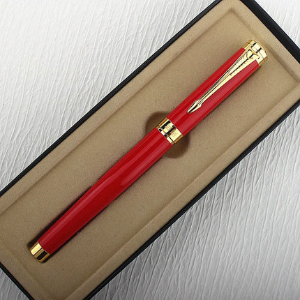 High Quality Men Luxury Metal Fountain Pen Arrow Feather Design Custom Calligraphy Pen Stationery Noble School Supplies