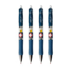 4pcs pens / Dark blue