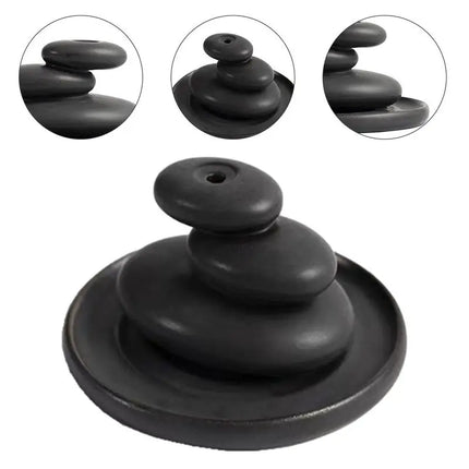 Backflow Incense Waterfall Burner Stone Rockery Antique Ceramic Home Indoor Reflux Cense Holder For Fresh Air Wholesale