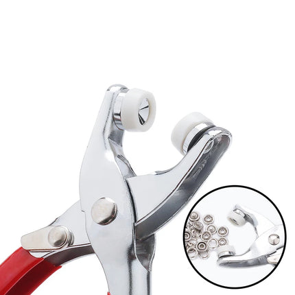 Plier Tool+50 Set Metal Sewing Buttons Hollow Solid Five-claw Buckle Metal Snap Buttons For Installing Clothes DIY Craft