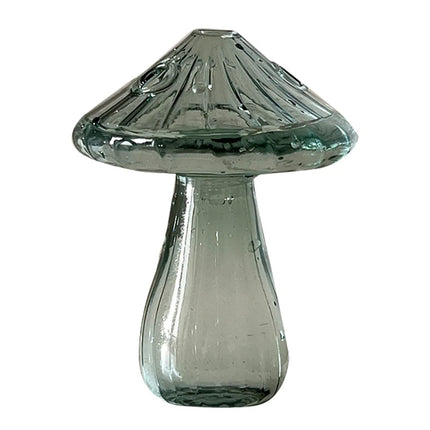 Mushroom Glass Vase Aromatherapy Bottle Creative Home Hydroponic Flower Table Simple Decoration Ornament