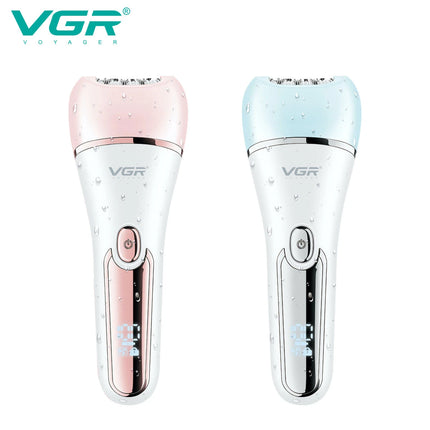 VGR Hair Remover Rechargeable Facial Leg Body Bikini Epilator Lady Shaver Underarms Hair Removal Tool Epilator for Women V-733